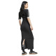 Adidas Γυναικείο φόρεμα Adicolor 3-Stripes Knit V-Neck Dress